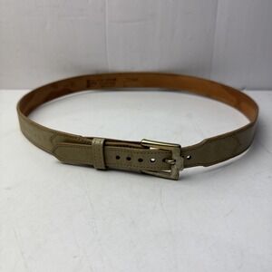 Vintage Justin Boots Belt Top Grain Cowhide Leather Women 28 Made In USA Western